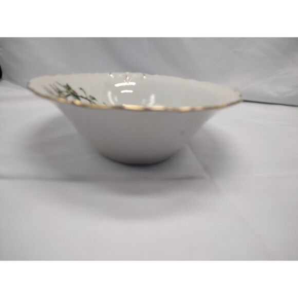 Royal Jackson Cherry Branch Oval Serving Bowl 10 inches Vintage Cottagecore - Picture 8 of 10